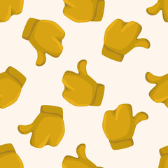 hand , cartoon seamless pattern background