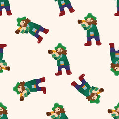 pirate , cartoon seamless pattern background