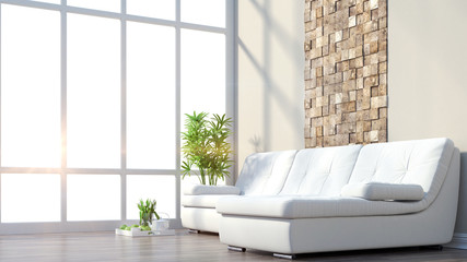 Render modern interior