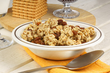 Healthy crunchy breakfast