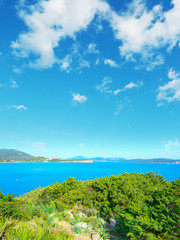 Sardinia coastline seen from Cala Dragunara