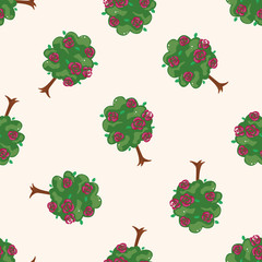 alice in wonderland , cartoon seamless pattern background