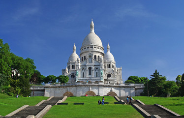 The Sacre Coeur in Paris, France