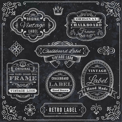 Chalkboard Labels and Decorative Elements