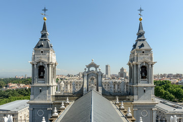 Fototapeta na wymiar Madrid, Cattedrale Almudena