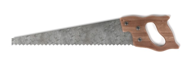 3d render of hand saw