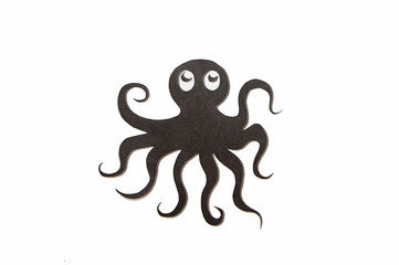 Cute watercolor octopus