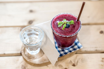 Blueberry smoothie