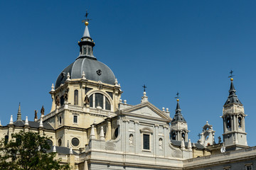 Obraz premium Madrid, Cattedrale Almudena