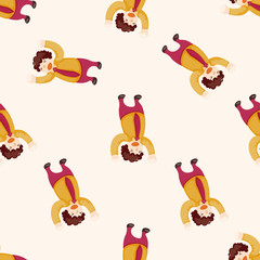 Office workers , cartoon seamless pattern background
