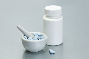 Mortar Pestle Pills