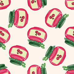 jam , cartoon seamless pattern background