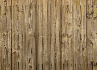 Fototapeta na wymiar Brown plank wood wall