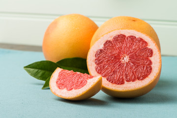 Ripe grapefruit