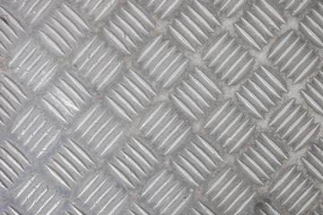 Stainless steel platform as background