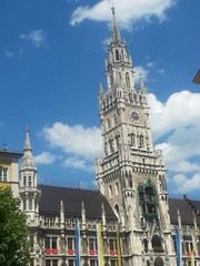 Fototapeta na wymiar München Rathaus Turm