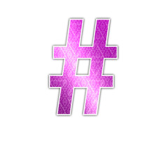 Obraz premium Glossy sign white background pattern