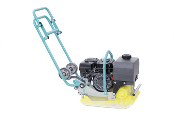 manual road repair machine isolated under the white background