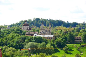 View from Gediminas castle to the old Vilnius