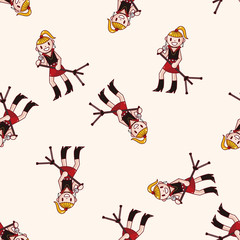 band member singer , cartoon seamless pattern background