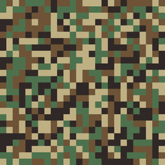 Abstract Vector Military Camouflage Background