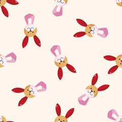 Baby rattle , cartoon seamless pattern background