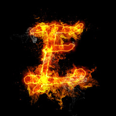 Fire letter E