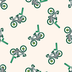 Environmental protection concept ; Reduce the use , cartoon seamless pattern background