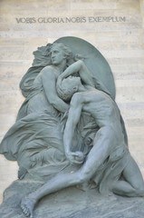 Obraz premium Bronze statue