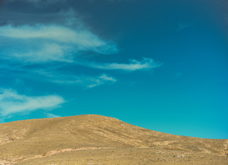 Fototapeta premium the road to the dead sea in Israel