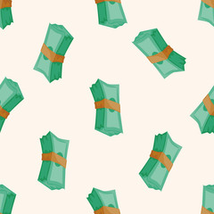 casino cash , cartoon seamless pattern background