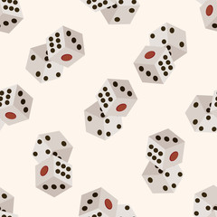 casino dice , cartoon seamless pattern background