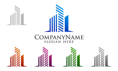 real estate, building, house, property, home, construction, architecture, logo, vector 17