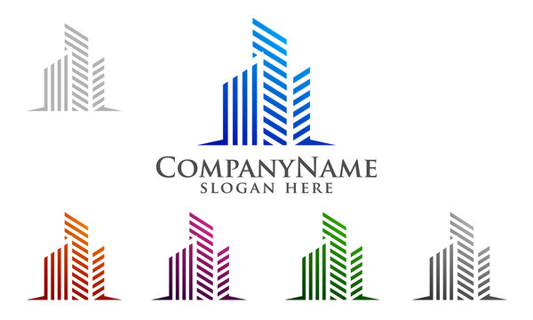 real estate, building, house, property, home, construction, architecture, logo, vector 16