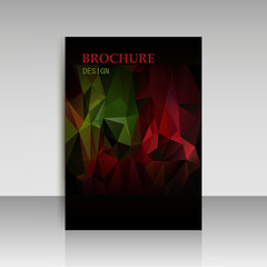 Abstract vector modern cover, report brochure, flyer design temp