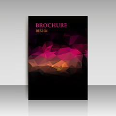 Abstract vector modern cover, report brochure, flyer design temp