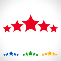 Star vector. Abstract symbol