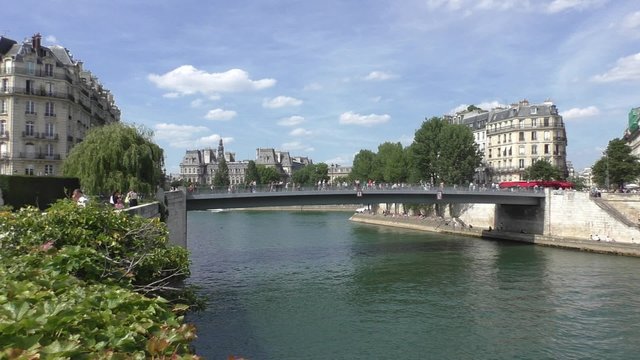 Pont de l'île Saint Louis à Paris