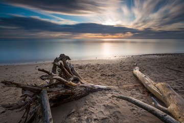 Rocky Baltic sea shore