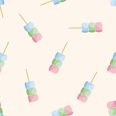 candy , cartoon seamless pattern background