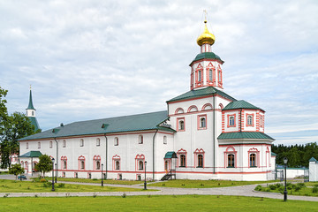 Fototapeta na wymiar Refectory Church of Epiphany in Valday Iversky Monastery, Russia