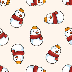 weather snowy , cartoon seamless pattern background