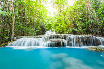 Beautiful waterfalls in deep forest of Thailand.