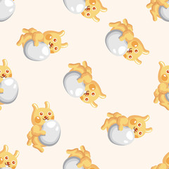 easter rabbit , cartoon seamless pattern background