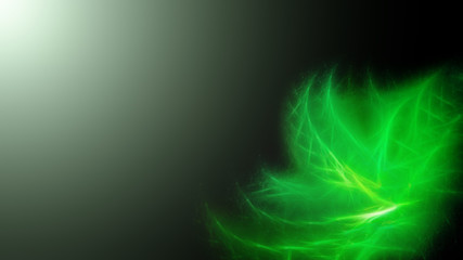 Abstract minimalistic background with green substance