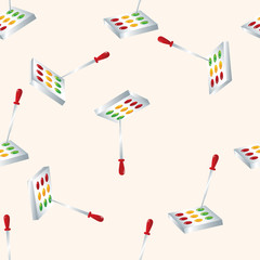 Laboratory dish , cartoon seamless pattern background