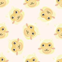 Fototapeta premium animal cartoon , cartoon seamless pattern background