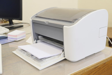 The image of a printer