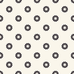 Vector seamless pattern. Floral vintage backgrounds
