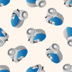 Home appliances theme vacuum cleaner , cartoon seamless pattern background